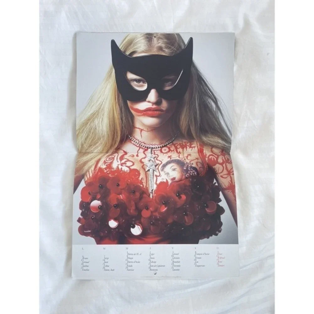 2008 VOGUE Paris France Calendar Terry Richardson Carine Roiteld Sexy Supermodel